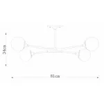 Потолочная люстра Arte Lamp Marco A2703PL-8SG 