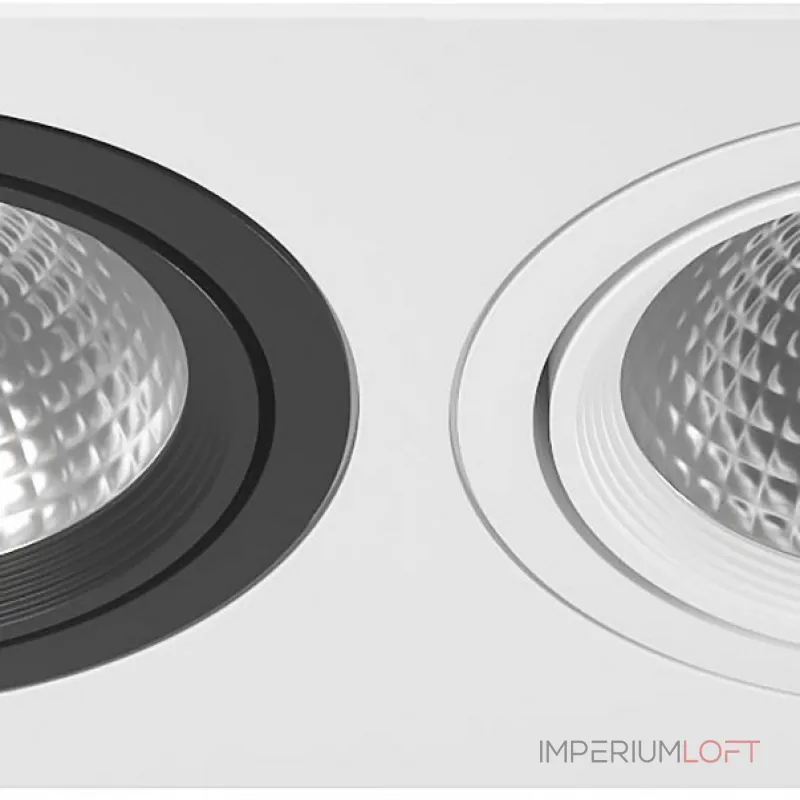 Встраиваемый светильник Lightstar Intero 111 i836060706 Цвет арматуры черно-белый