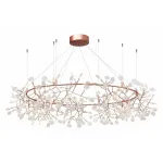 Подвесная люстра Loft it Heracleum 9022-243 Цвет арматуры золото Цвет плафонов белый от ImperiumLoft