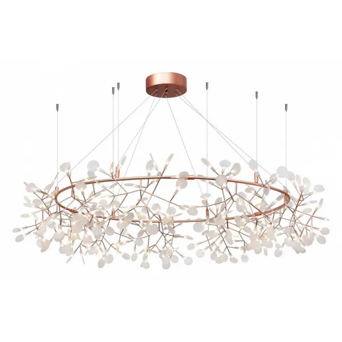 Подвесная люстра Loft it Heracleum 9022-243 Цвет арматуры золото Цвет плафонов белый от ImperiumLoft