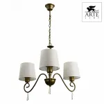 Подвесная люстра Arte Lamp Carolina A9239LM-3BR Цвет арматуры коричневый Цвет плафонов белый от ImperiumLoft