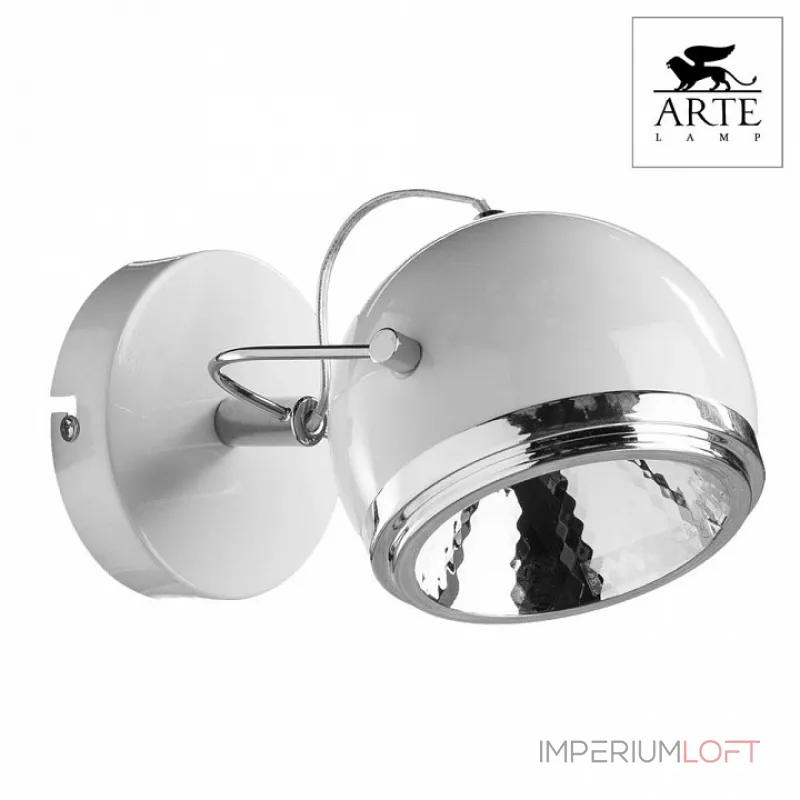 Спот Arte Lamp Orbiter A4509AP-1WH Цвет арматуры белый Цвет плафонов белый от ImperiumLoft Спот Arte Lamp Orbiter A4509AP-1WH Цвет арматуры белый Цвет плафонов белый от ImperiumLoft