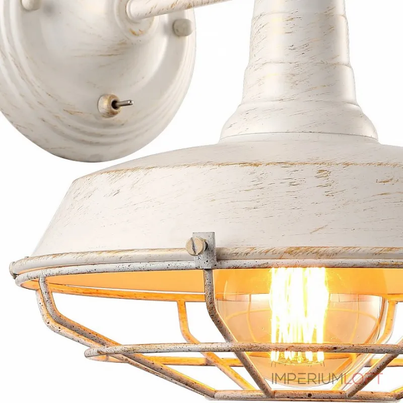 Бра Arte Lamp Ferrico A9183AP-1WG Цвет арматуры золото Цвет плафонов золото