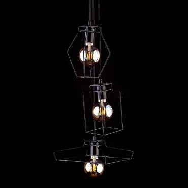 Подвесной светильник Nowodvorski Fiord 9666 цвет арматуры черный цвет плафонов черный