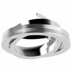Рамка на 1 светильник Ambrella N700 N7003 PSL серебро полированное D70*H26mm Out1.5mm MR16 Цвет арматуры серебро