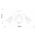 Потолочная люстра Arte Lamp Nicole A2702PL-3AB 