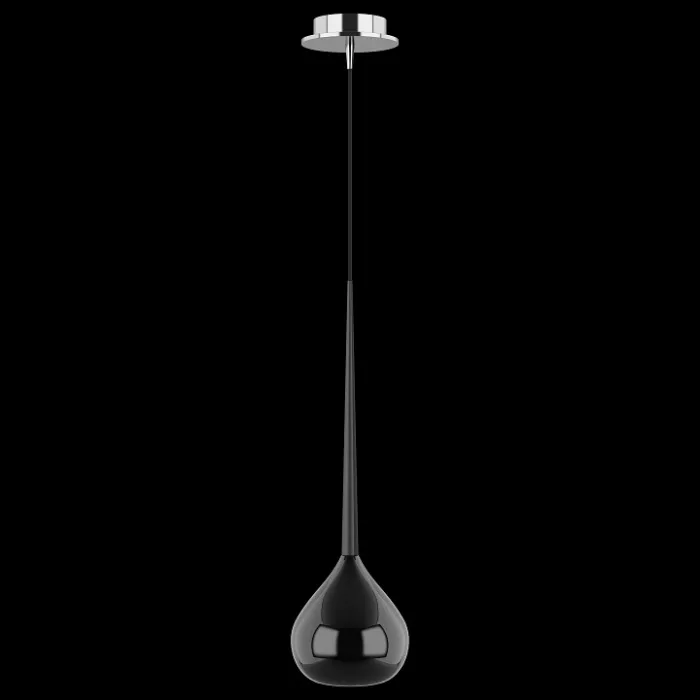 Подвесной светильник Lightstar Forma 808117 Цвет арматуры хром Цвет плафонов черный от ImperiumLoft
