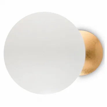 Накладной светильник Ideal Lux Eclissi ECLISSI SMALL Цвет арматуры золото Цвет плафонов белый
