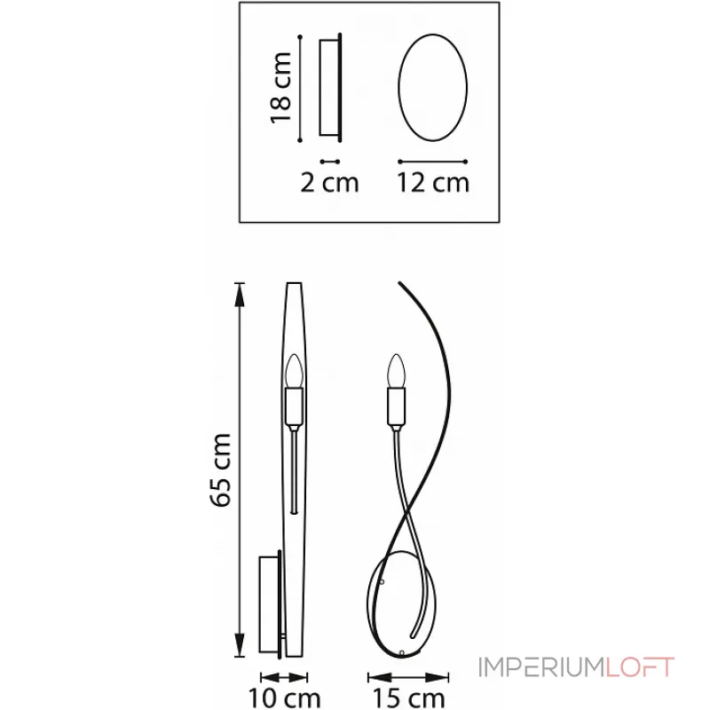 Бра Lightstar Ragno 733513