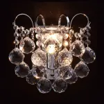 Бра MW-Light Жемчуг 14 232028301 Цвет арматуры хром Цвет плафонов прозрачный от ImperiumLoft