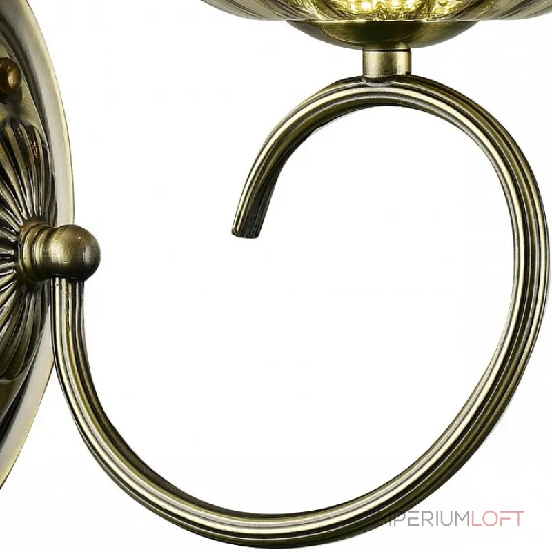 Бра Arte Lamp 1750 A1750AP-1AB Цвет арматуры бронза Цвет плафонов прозрачный