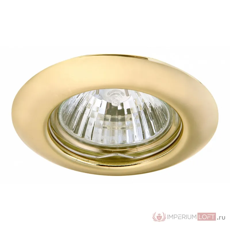 Комплект из 3 встраиваемых светильников Arte Lamp Praktisch A1203PL-3GO Цвет арматуры золото Цвет плафонов прозрачный от ImperiumLoft