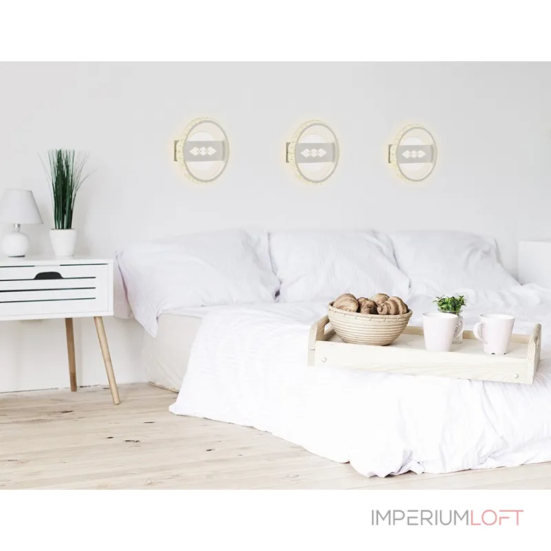 Бра Ambrella Ice 21 FA221 Цвет арматуры белый Цвет плафонов прозрачный от ImperiumLoft Бра Ambrella Ice 21 FA221 Цвет арматуры белый Цвет плафонов прозрачный от ImperiumLoft