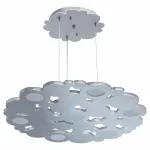 Подвесной светильник DeMarkt Платлинг 661012207 Цвет арматуры серый Цвет плафонов серый от ImperiumLoft