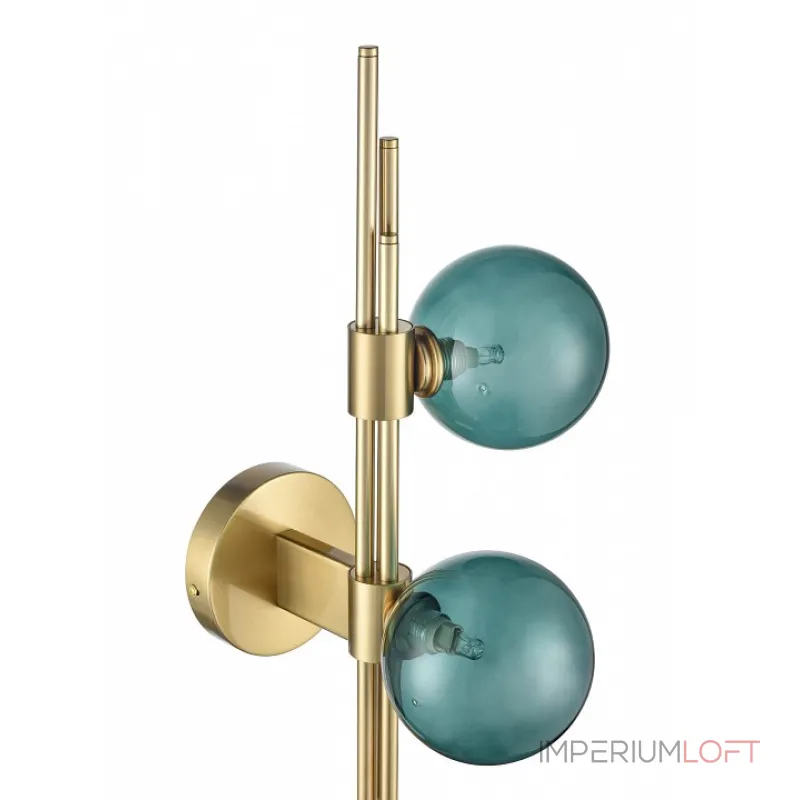 Бра Vele Luce Paradise VL5774W13 Цвет арматуры Желтый Цвет плафонов Зеленый Бра Vele Luce Paradise VL5774W13 Цвет арматуры Желтый Цвет плафонов Зеленый