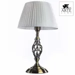 Настольная лампа декоративная Arte Lamp Zanzibar A8390LT-1AB Цвет арматуры бронза Цвет плафонов белый от ImperiumLoft