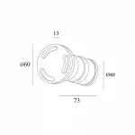 Встраиваемый светильник Denkirs DK1005 DK1005-WH Цвет арматуры белый Цвет плафонов белый от ImperiumLoft