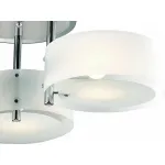 Потолочная люстра EVOLUCE Foresta SL483.502.03 Цвет арматуры хром Цвет плафонов белый от ImperiumLoft
