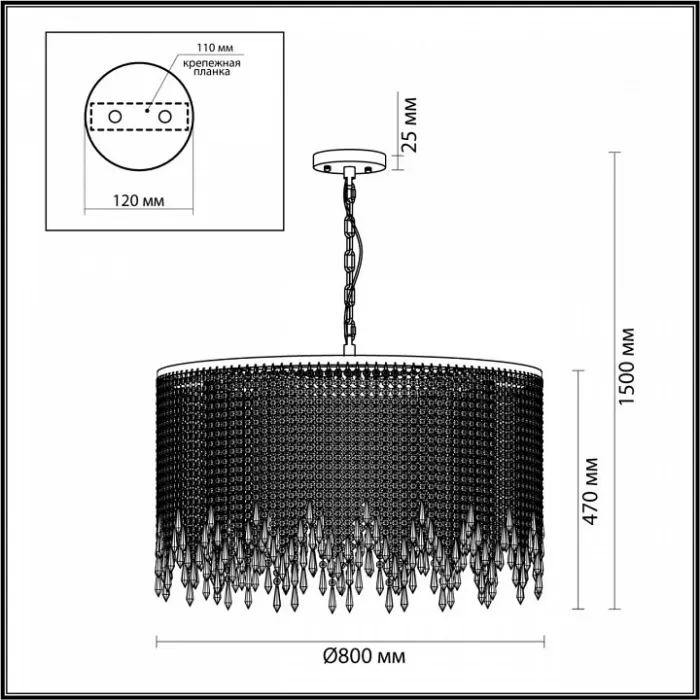 Бра Odeon Light Chokka 5028/12 от ImperiumLoft