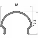Профиль накладной  Deko-Light R-01-12 984525