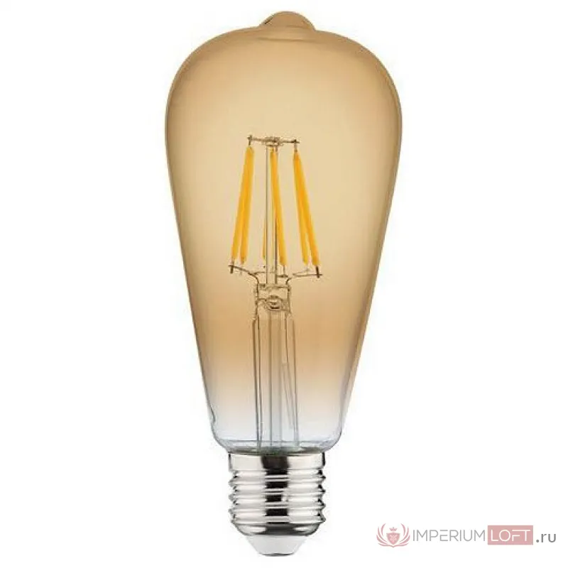 Лампа светодиодная Horoz Electric Rustic Globe E27 6Вт 2200K HRZ00002343 от ImperiumLoft