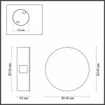 Накладной светильник Odeon Light Beata 4266/4WL Цвет плафонов золото Цвет арматуры золото от ImperiumLoft