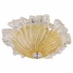 Накладной светильник Lightstar Murano 601033 Цвет арматуры золото Цвет плафонов янтарный от ImperiumLoft