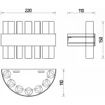 Накладной светильник Favourite Placerat 4012-1W от ImperiumLoft