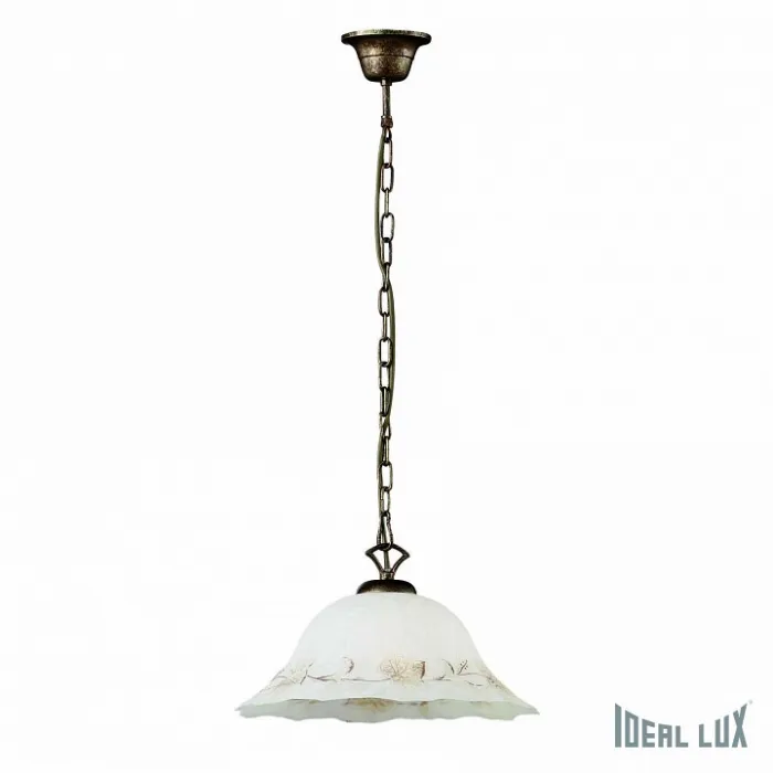 Подвесной светильник Ideal Lux FOGLIA FOGLIA SP1 D40 Цвет арматуры коричневый от ImperiumLoft