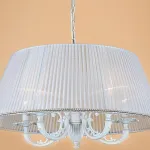 Подвесной светильник Citilux Канон CL412252 Цвет арматуры белый Цвет плафонов серебро от ImperiumLoft