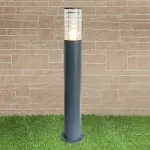 Наземный высокий светильник Elektrostandard Techno 1507 TECHNO silver серый от ImperiumLoft