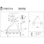 Подвесной светильник Freya Deserto FR5141PL-10BS1 от ImperiumLoft