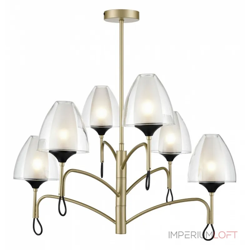 Люстра на штанге Vele Luce Oro VL5654P16  Люстра на штанге Vele Luce Oro VL5654P16