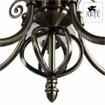 Подвесная люстра Arte Lamp Zanzibar A8390LM-5AB Цвет арматуры бронза Цвет плафонов белый от ImperiumLoft