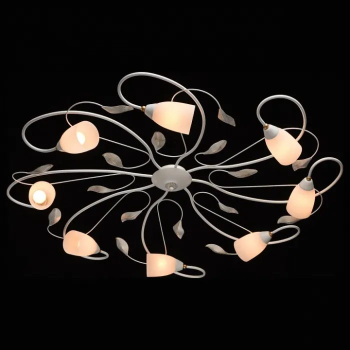 Потолочная люстра MW-Light Верона 334013108 Цвет арматуры золото Цвет плафонов белый от ImperiumLoft