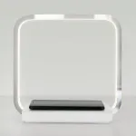 Настольная лампа офисная Eurosvet Frame 80502/1 хром Цвет арматуры хром Цвет плафонов хром от ImperiumLoft
