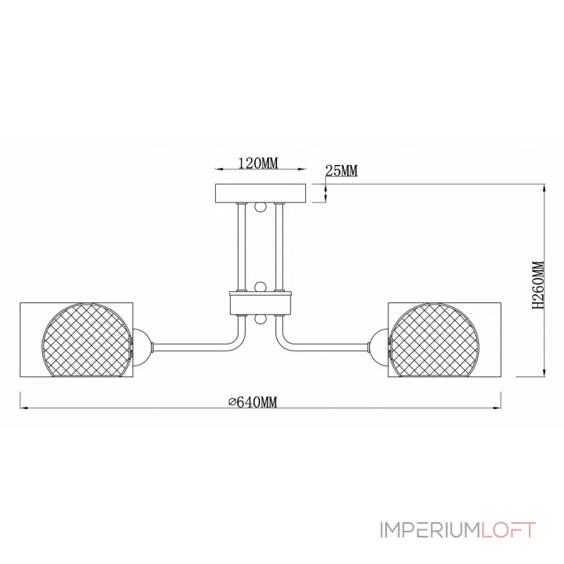 Потолочная люстра Rivoli Mod S5 CR Б0037688 Потолочная люстра Rivoli Mod S5 CR Б0037688
