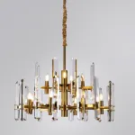 Подвесная люстра Divinare Tenerife 7136/18 LM-12 Цвет арматуры Коричневый Цвет плафонов Неокрашенный