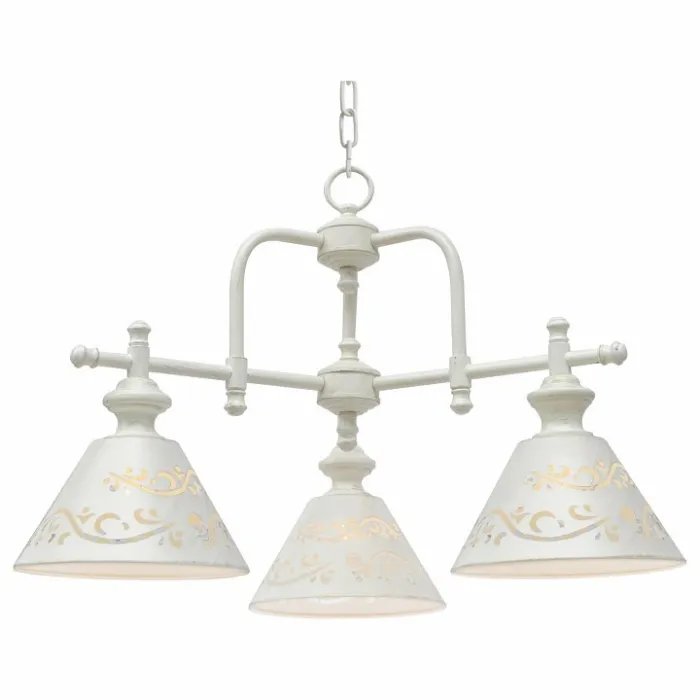 Подвесная люстра Arte Lamp Kensington A1511LM-3WG Цвет арматуры белый Цвет плафонов белый от ImperiumLoft