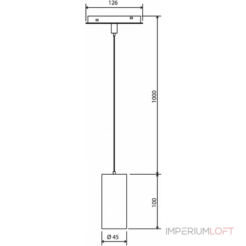 Подвесной светильник Elektrostandard Slim Magnetic a063426