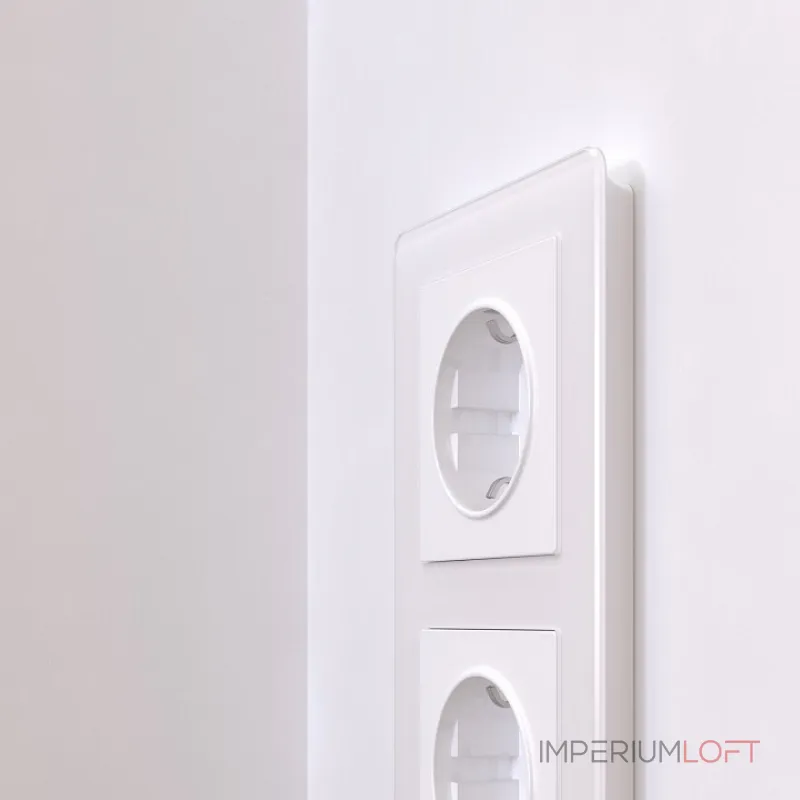 Рамка на 3 поста Werkel Acrylic белый W0032701 от ImperiumLoft