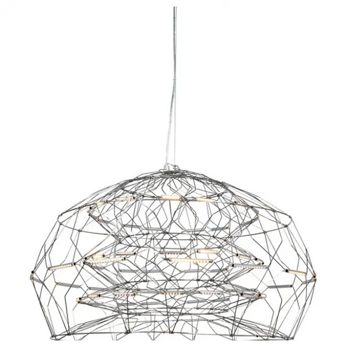Подвесной светильник Zumaline Mandalight 94382 Цвет плафонов хром Цвет арматуры хром от ImperiumLoft