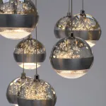 Подвесной светильник MW-Light Капелия 730010315 Цвет арматуры серебро Цвет плафонов серебро от ImperiumLoft