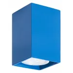 Накладной светильник TopDecor Tubo 6 SQ Tubo6 SQ P1 18 Цвет арматуры голубой