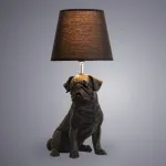Настольная лампа декоративная Arte Lamp Bobby A1512LT-1BK Цвет плафонов черный Цвет арматуры черный