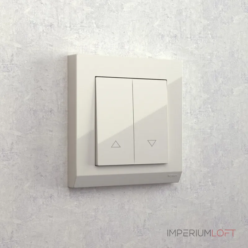 Выключатель для жалюзи Werkel Слоновая кость W1124503 от ImperiumLoft Выключатель для жалюзи Werkel Слоновая кость W1124503 от ImperiumLoft