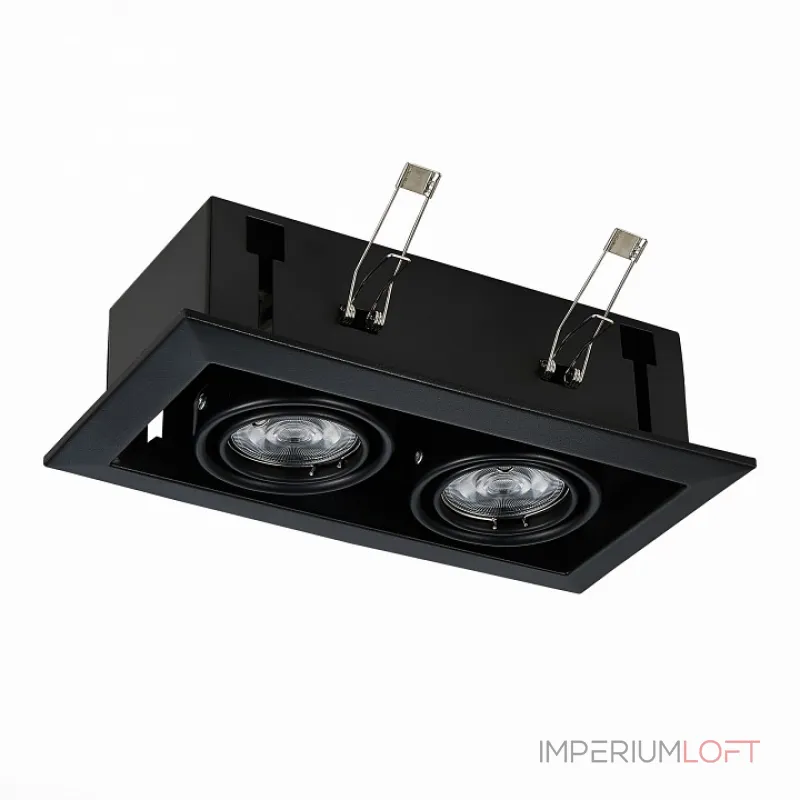 Встраиваемый светильник ST-Luce Hemi ST250.448.02 Цвет арматуры черный от ImperiumLoft