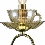 Бра Arte Lamp 1750 A1750AP-1AB Цвет арматуры бронза Цвет плафонов прозрачный