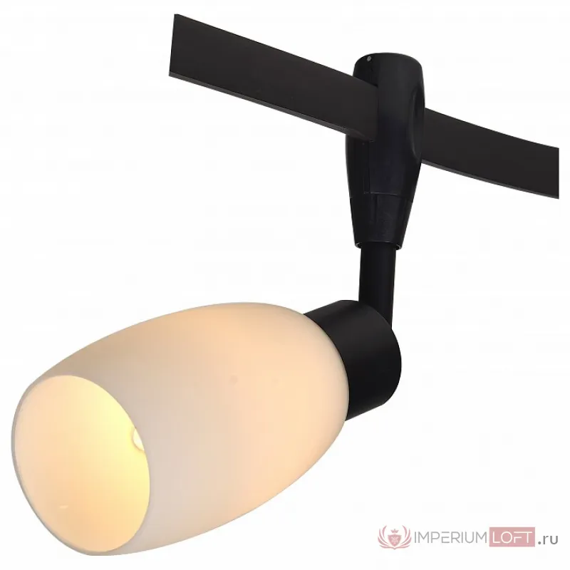 Светильник на штанге Arte Lamp 3059 A3059PL-1BK Цвет арматуры черный Цвет плафонов белый от ImperiumLoft