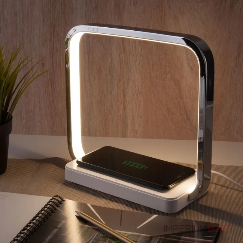 Настольная лампа офисная Eurosvet Frame 80502/1 хром Цвет арматуры хром Цвет плафонов хром от ImperiumLoft Настольная лампа офисная Eurosvet Frame 80502/1 хром Цвет арматуры хром Цвет плафонов хром от ImperiumLoft